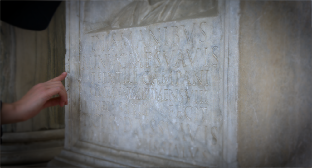 A Latin inscription
